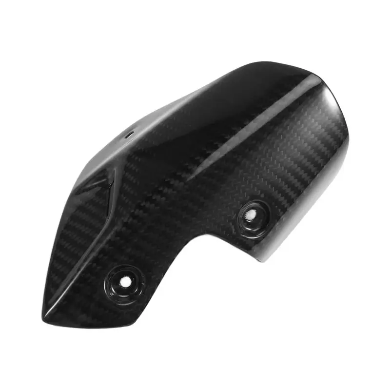 غطاء عادم من ألياف الكربون جيدًا درع حماية من الحرارة لسيارات BMW S1000R 2021-2024 غطاء دراجة نارية