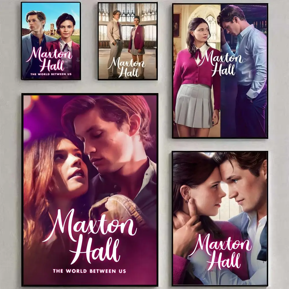 Póster M-Maxton Hall Die Welt Zwischen Uns, arte estilizado, lienzo texturizado, Mural para dormitorio, sala de estar, decoración de pared Interior