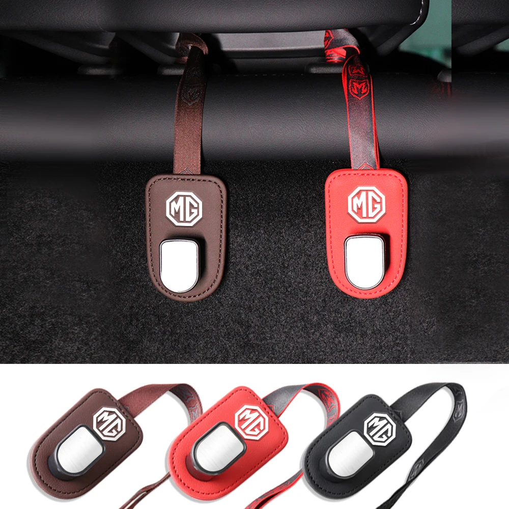 

For Morris Garages MG Motors Hector 3SW MARVEL V80 Car Seat Back Hook Hanger Hanging Bag Storage Hanger Car Interior Accessories