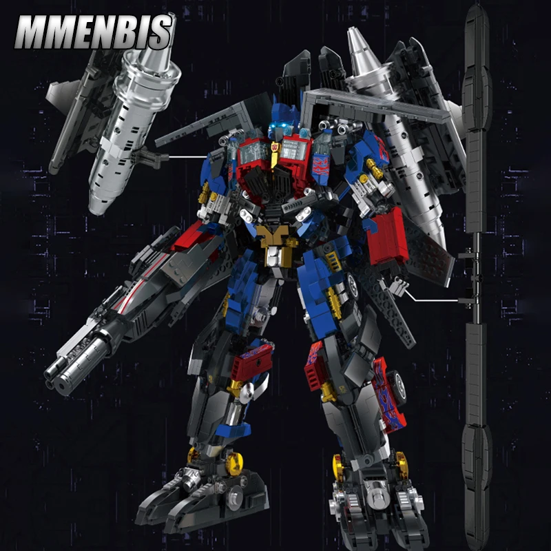 

New 2700+Pcs Transform Building Blocks Toys Prime Robot Bricks Model MOC Sets Technical Birthday Gifts Boys Adult Kids Child