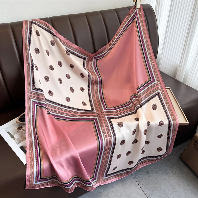 

Echarpe De Cou En Satin Imprime à Pois Pour Femmes, Mouchoir De Mode, Petits Chales, Echarpes De Cheveux, Echarpes De Sac Pour