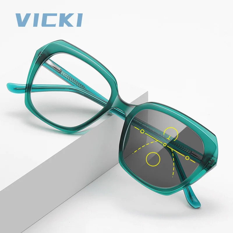 

Дизайнерские художественные очки VICKI с усовершенствованными функциями: персонализированные очки по рецепту с защитой от синего света, мультифокальные LS042