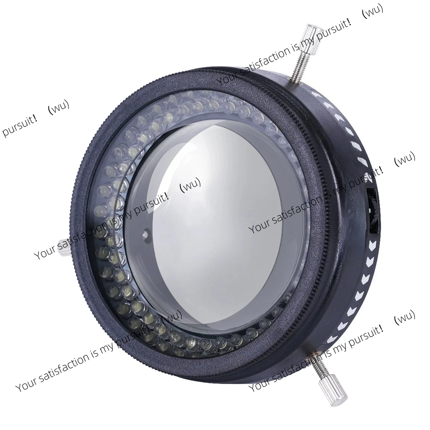 For Stereo Monocular Microscope CCD Repair Inspection TAIDA 80LED Polarized Ring Light Dust‑Oil Proof Anti‑Glare Dimmable