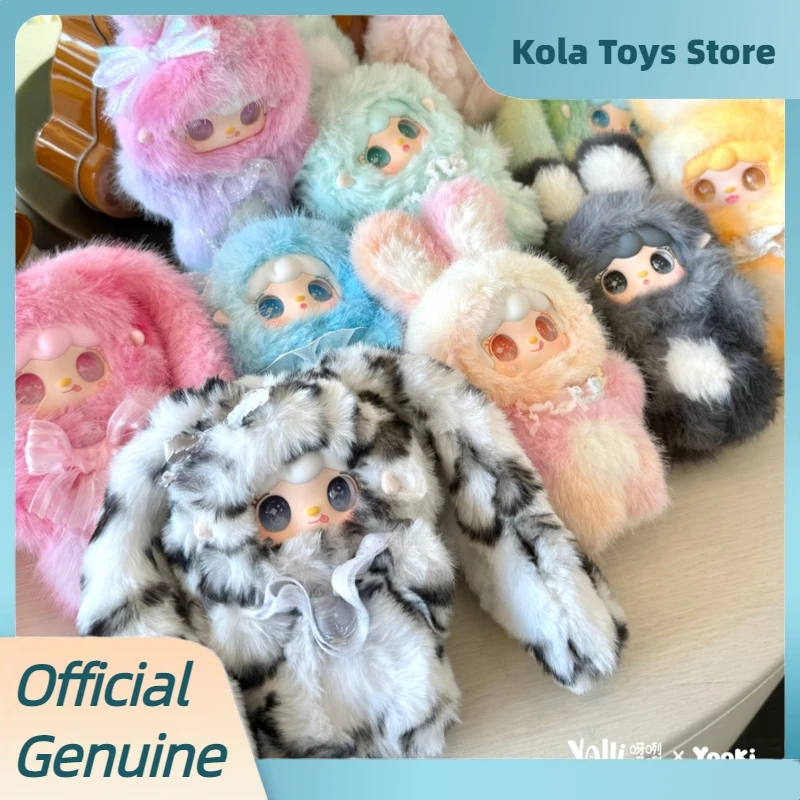 

Подлинная серия Yooki Jump Rabbit, слепая коробка Kawai, виниловая плюшевая сумка, кулон, кукла Yooki Mystery Box, модные игрушки, подарок на день рождения