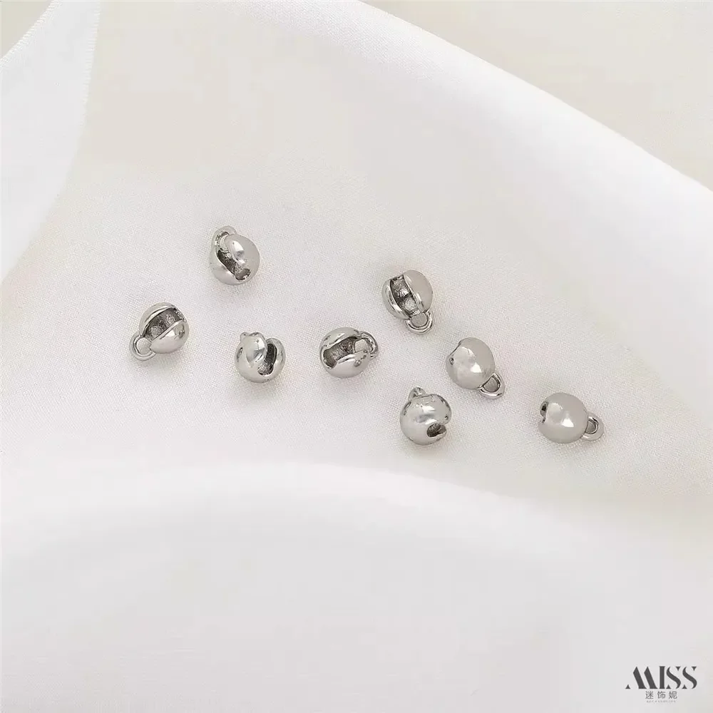 14K Vergulde Positionering Kraal Gesp Draad Knoop Eindende Bloemknop Gesp DIY Armband Ketting Verbinding Gesp Accessoire