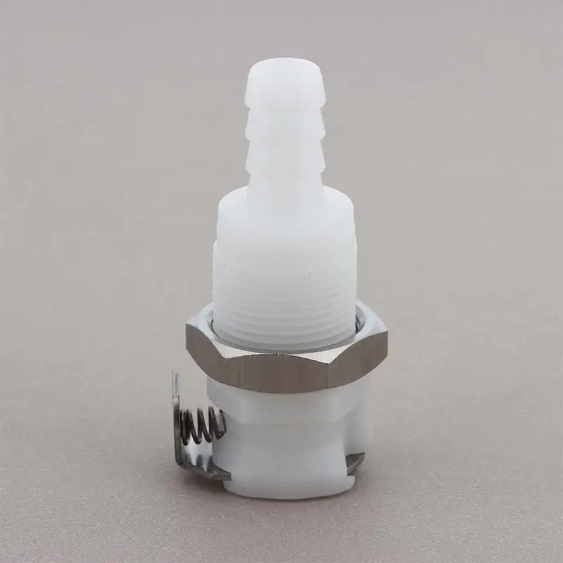 Schnellkupplung mit Absperrventil 1/4" 5/16" 3/8" Schlauchanschluss für Hydroponisches Anbausystem – Detail 9