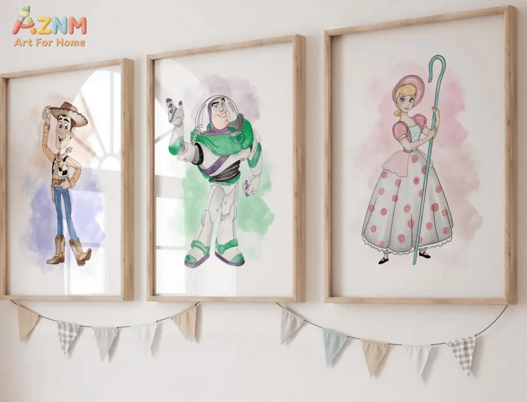 2D Flat Disney Toy …