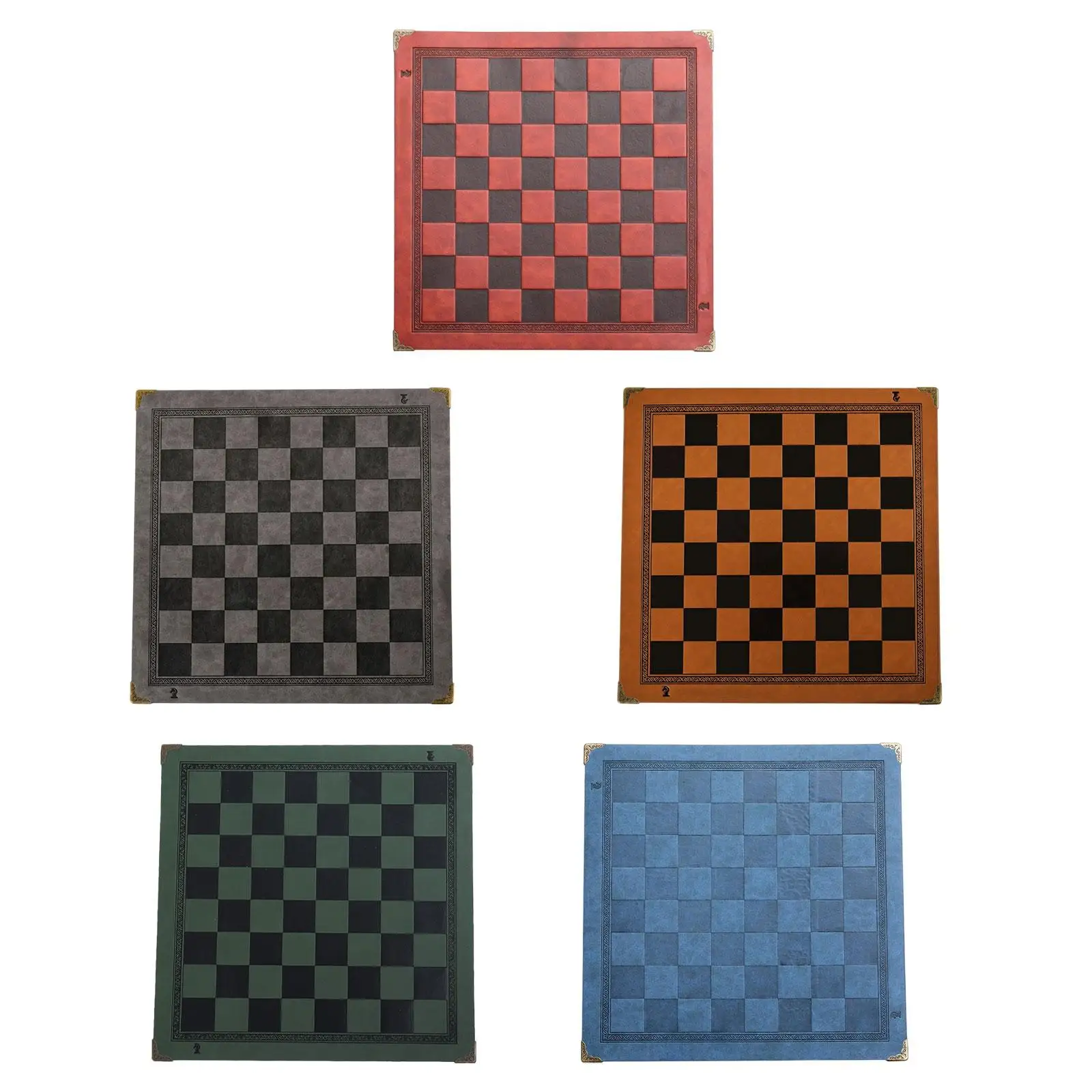 Table Mat Placemat, Chessboard Mat, Decorative Portable PU Leather, Waterproof