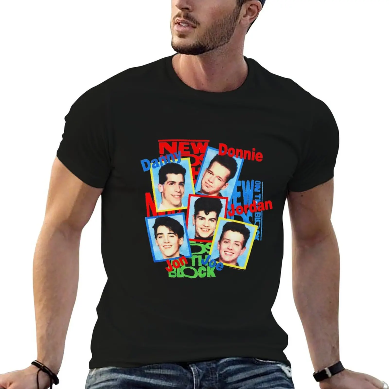 

New Kids Collage T-Shirt plus sizes oversized anime customs design your own heavyweight t shirts for men