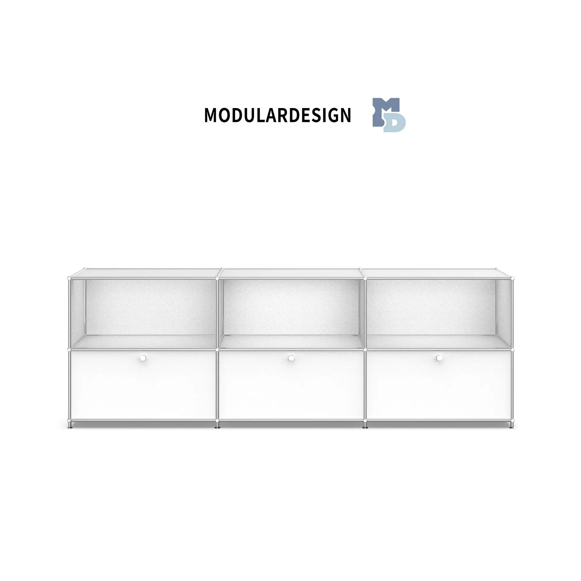 LTT creative iron metal cabinet stainless steel module combination chest bedroom