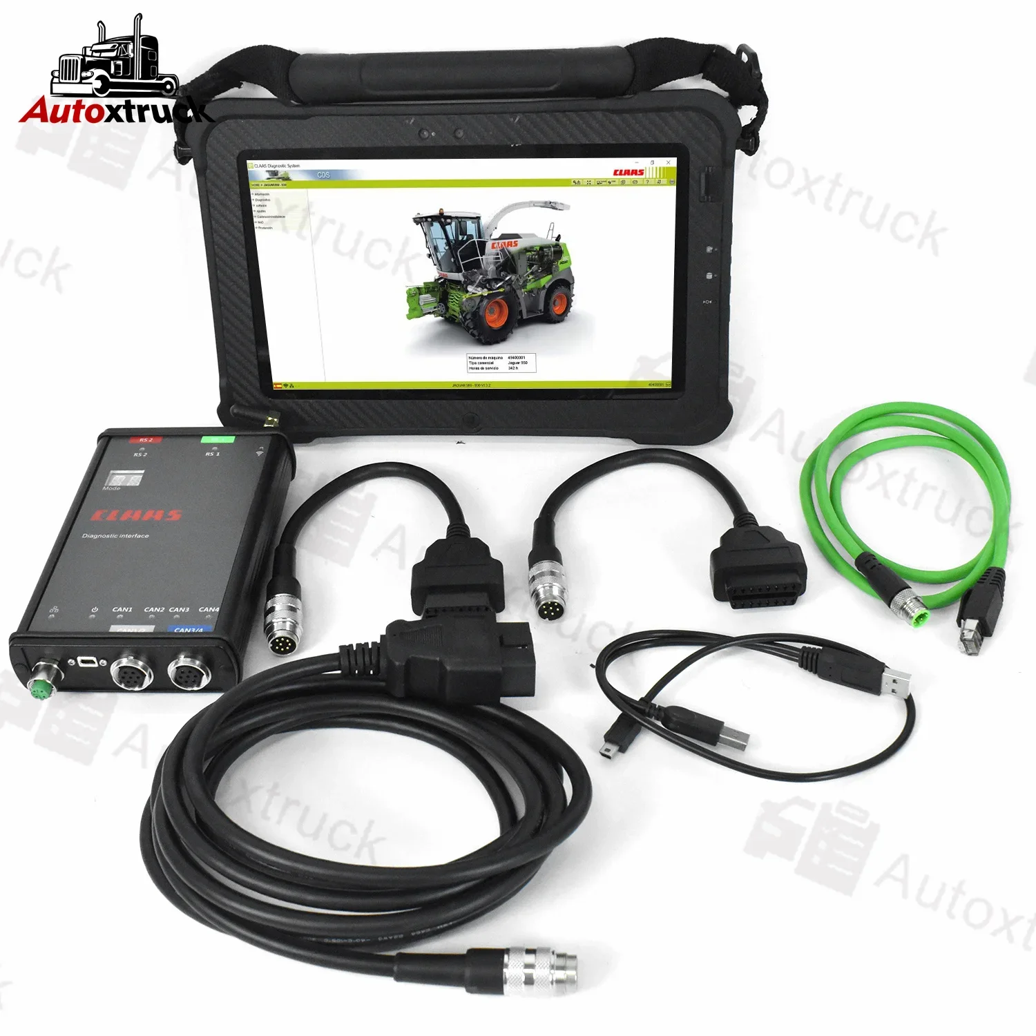 

Xplore Tablet For claas 4 CAN Wi-Fi CLAAS CANUSB diagnostic scanner tool Agriculture construction Truck tractor