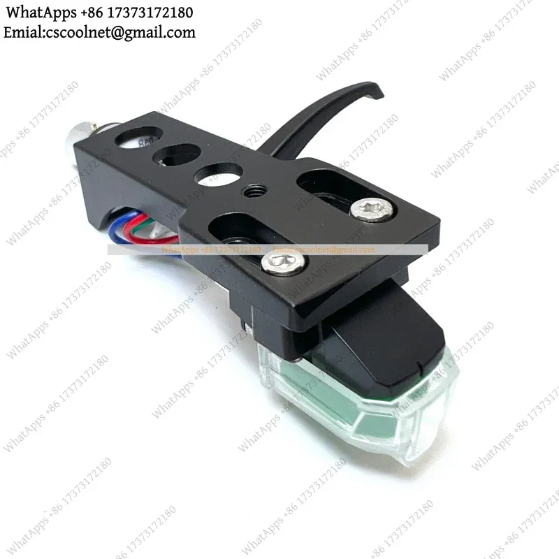 Audio-Technica AT-VM95E Moving Magnet Cartridge Stylus Headshell Kit For Turntable LP Vinyl Record Player Phonograph Replacement
