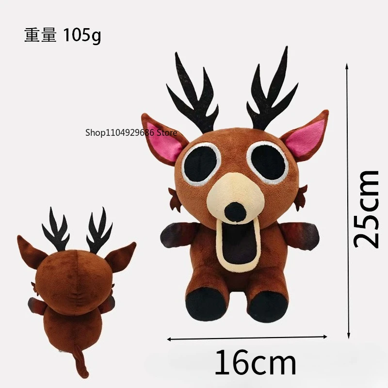 لعبة الغزلان القطيفة، شخصية لعبة مضحكة 99 ليلاً في الغابة، دمية ناعمة قابلة للعناق، هدية مثالية لعيد الميلاد للفتيات الصغيرات #1