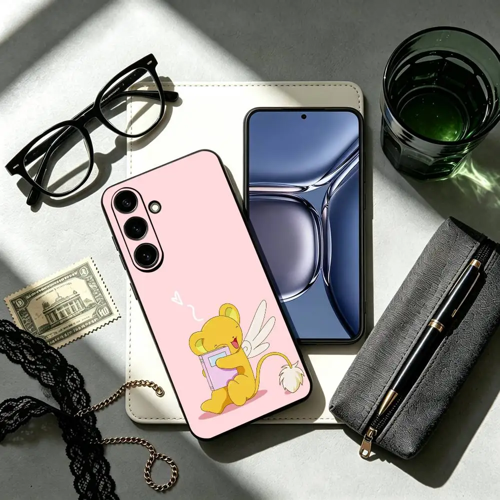 Popular Anime Kero-chan Phone Case Black Silicone Soft For Samsung Galaxy A73,A72,A71,A70,A53,A52,A51