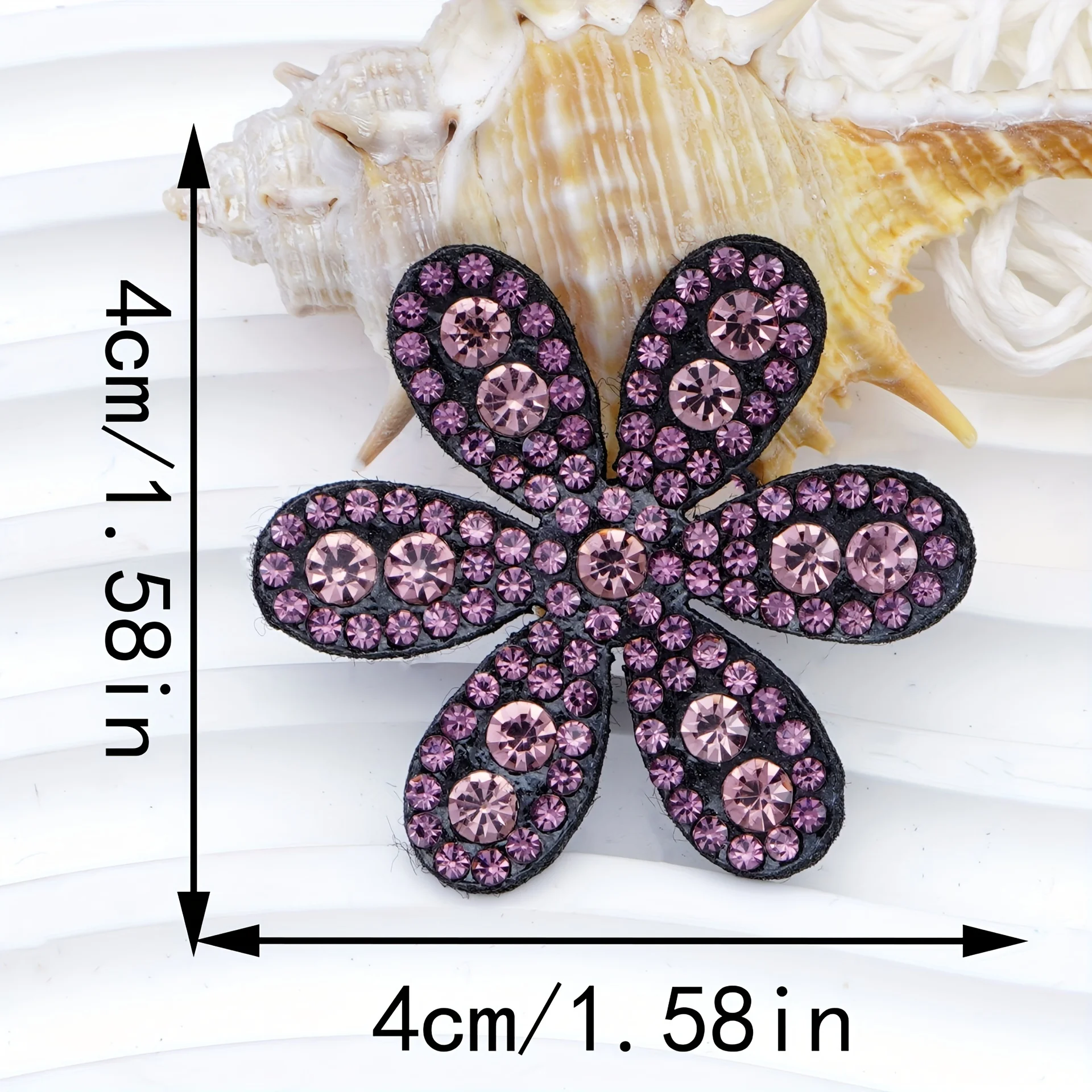 แผ่นปะ6ชิ้นลายดอกไม้กลีบดอกไม้6ชิ้นริบบิ้นดอกไม้สีสันสดใสสำหรับซ่อมเสื้อผ้ากางเกงยีนส์กระเป๋าหมวกและเครื่องประดับ DIY