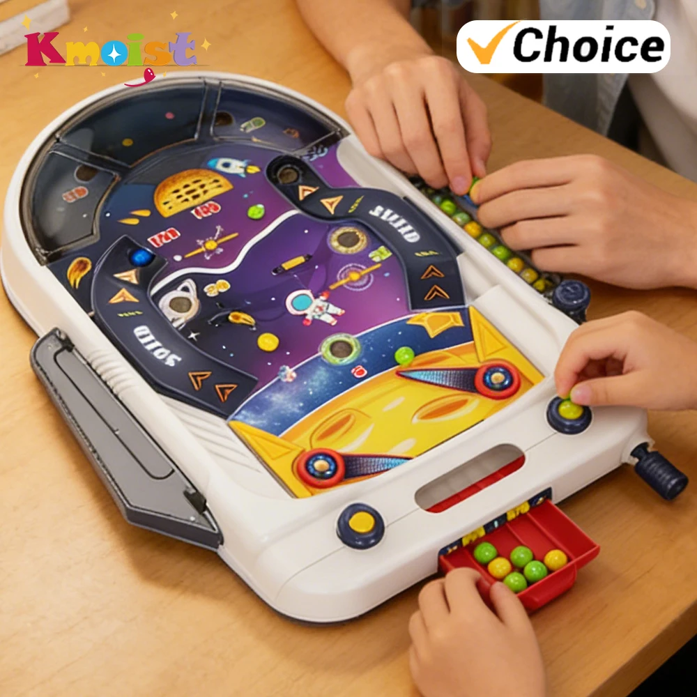 Space Pinball Table Game Interactive Family Toy for Brain Development Learning Children's Early Education Toys Kids Gifts