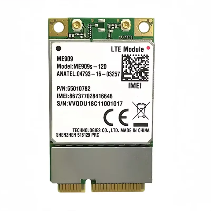 ME909S-120 Mini PCI-E Internal Wireless Module FDD LTE 4G CAT4 B1 B2 B3 B4 B5 B7 B8 B20 EDGE/GPRS/GSM 850/900/1800/1900MHz