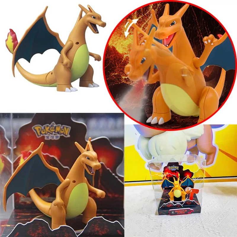 

Charizard Children Press Spray Toy Decorations Anime Characters Boy Girl Bedroom Table Movable Toys Decorations Birthday Gifts