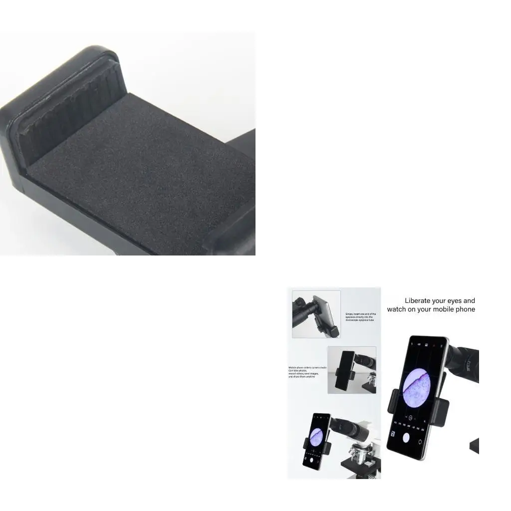 

652F адаптер-держатель для крепления телефона, зажим для крепления фото-видео телефона с линзой окуляра для стереобиологического