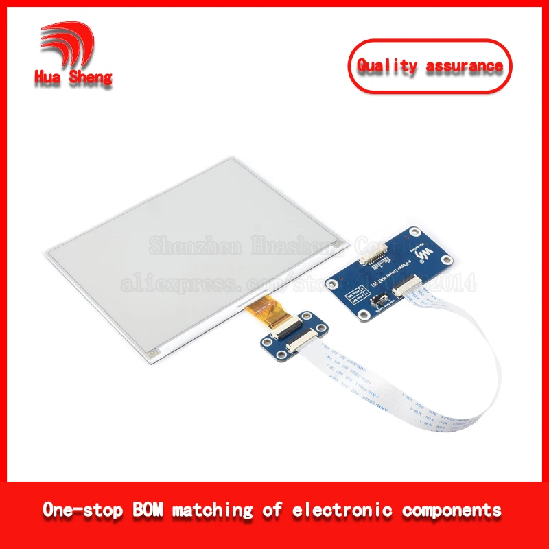 5.83 Inch E-Paper Red Yellow Black White Electronic Ink Screen Module Version 648 X 480 Pixels Spi Communication