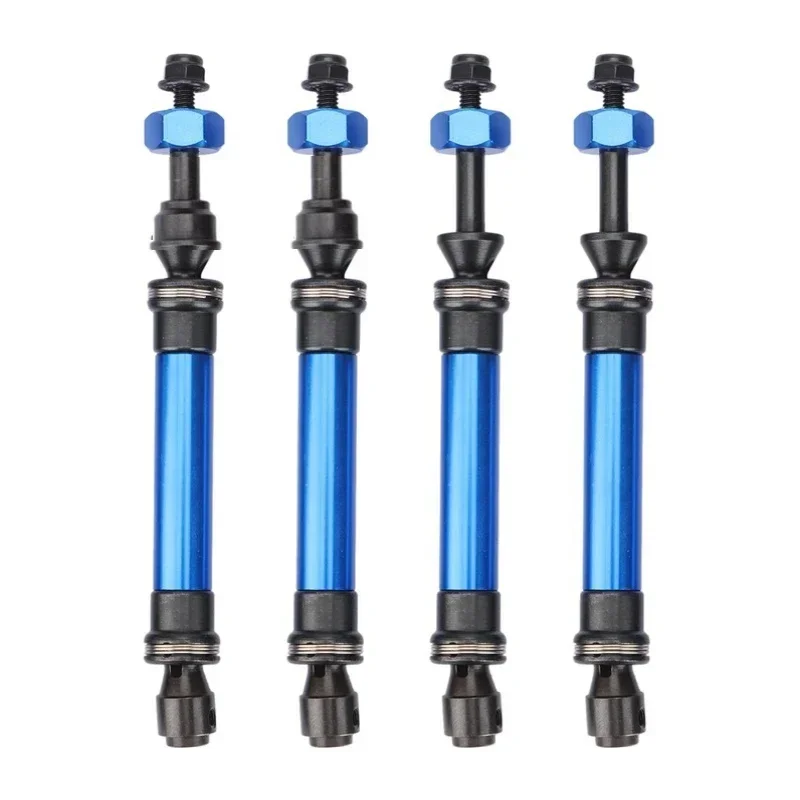 

4Pcs Metal Heavy Duty Drive Shaft CVD for 1/10 Traxxas Slash Rustler Stampede VXL 4X4 4WD RC Car Upgrade Parts