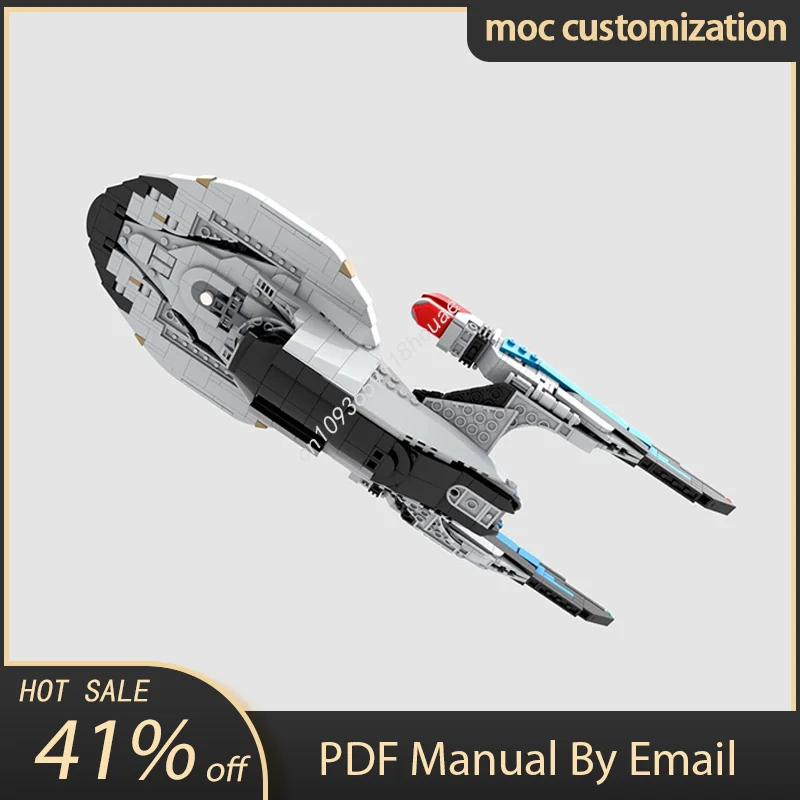 

1051PCS MOC Space Series USS Enterprise Star Treks Online/Picard Spaceship Model Building Block Stacking Brick Creative Toy Gift