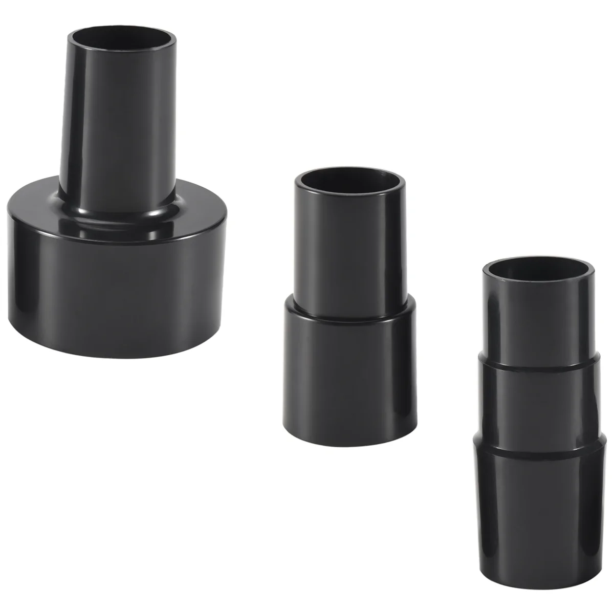 BISM1 3-teiliger Universal-Vakuumschlauchadapter für Nass- und Trockensauger, Reduzieraufsätze für Staubsauger