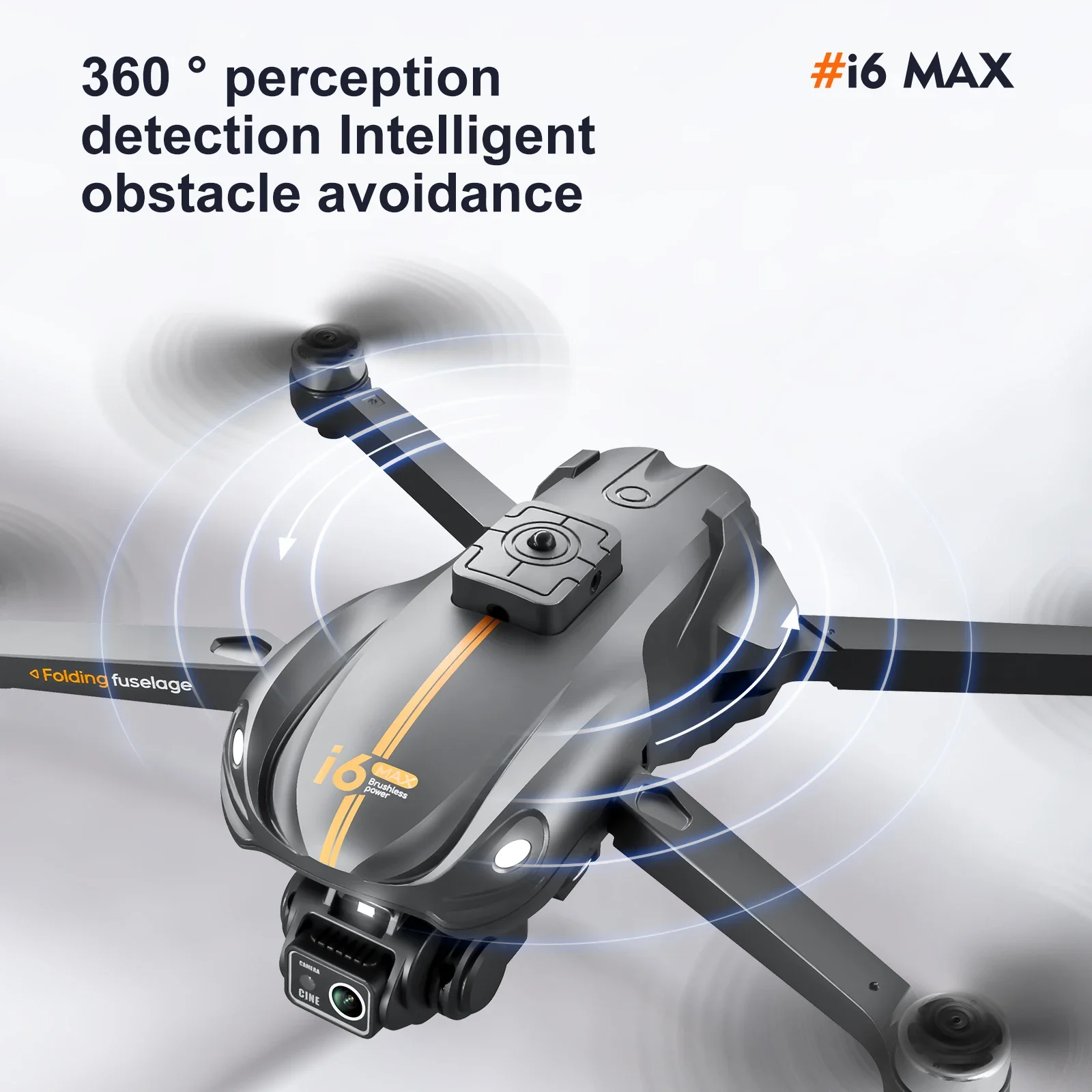 i6max night vision lifting, obstacle avoidance, brushless optical flow positioning, professional aerial photography 4K drone