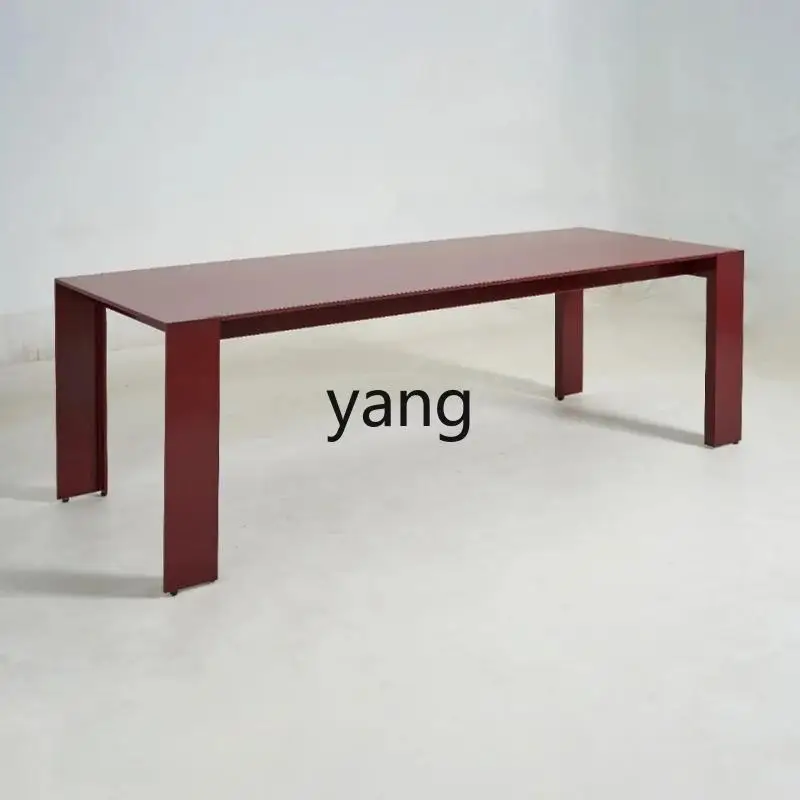 

YHM solid wood dining table simple long table simple light luxury