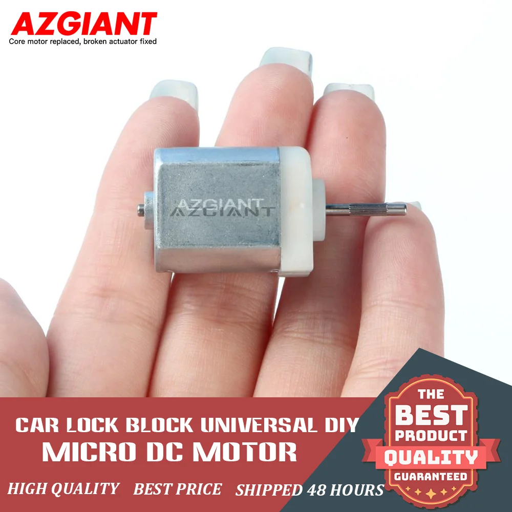 

AZGIANT 1/2/3/4/5pcs Car Door Lock DC DIY Direct Current Small Motors FC130 12V Micro Motor 12000rpm Accessories shaft 13.5mm