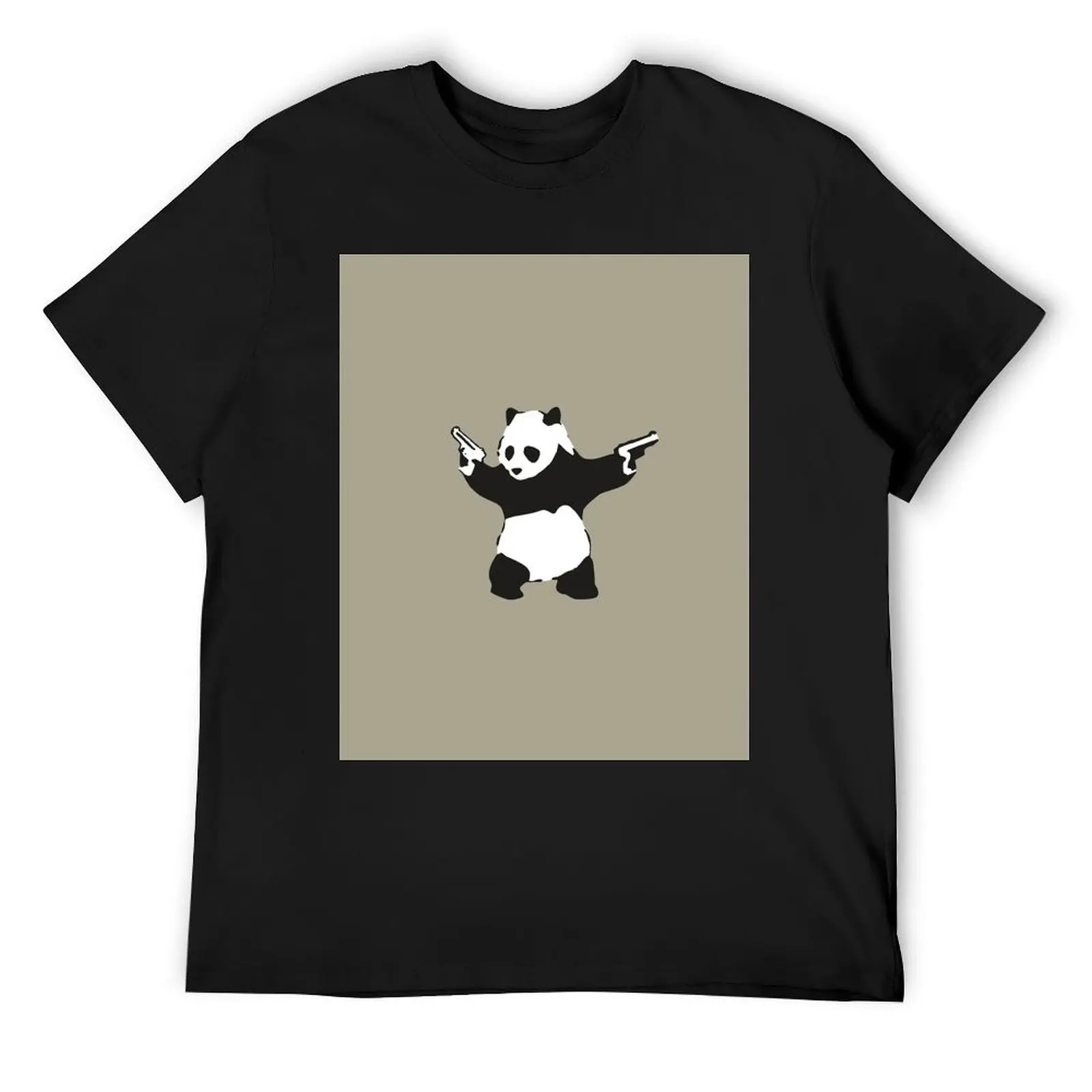 

Panda holding guns 2014 - Banksy Graffiti T-Shirt