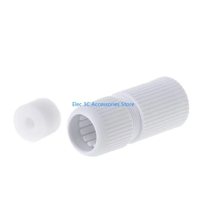 Y51A 10 PCS RJ45 Waterproof Dust Connector Cap Cover for Outdoor IP Camera Pigtail Cable Router White Easy to Operate
