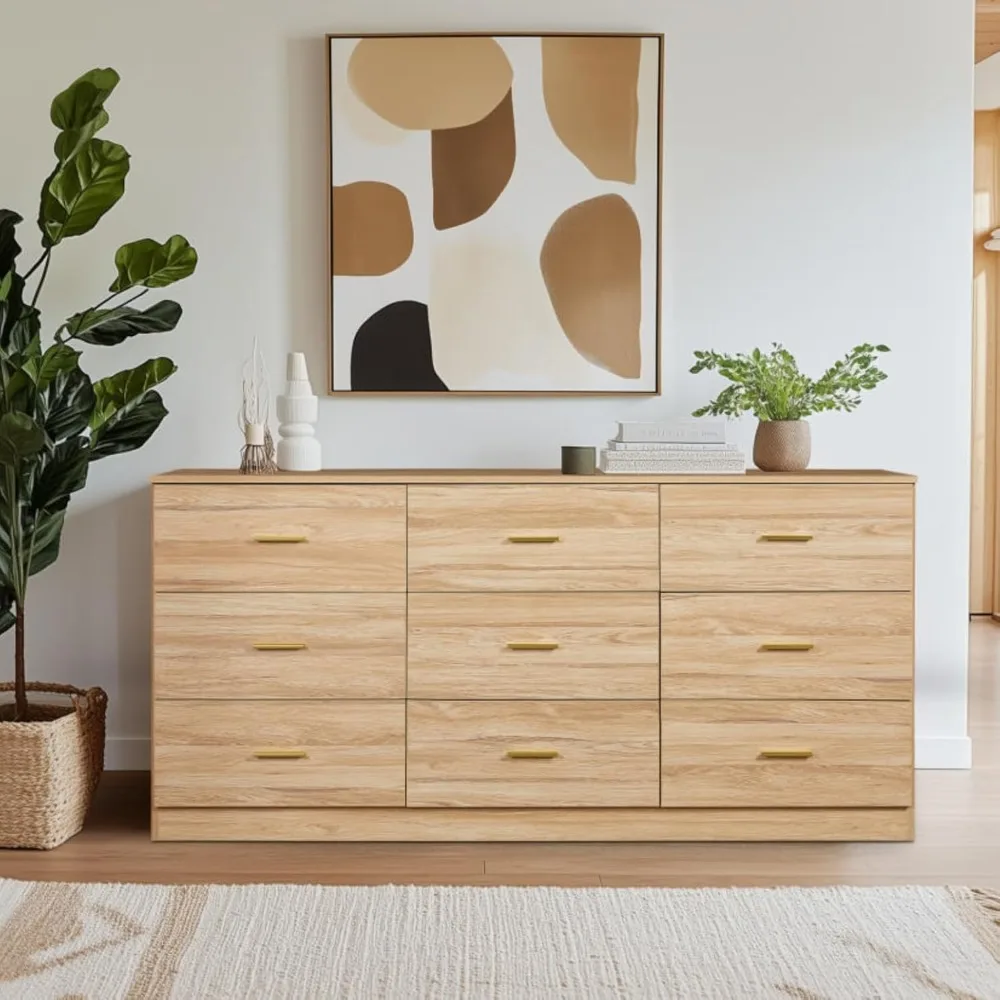 9 Drawer Dresser, 62.9