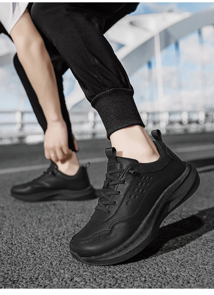 Mens Running Shoes Neutral Women Sports Shoes Four Seasons Thick Bottom Sneakers Basketball Shoes Walking Shoes