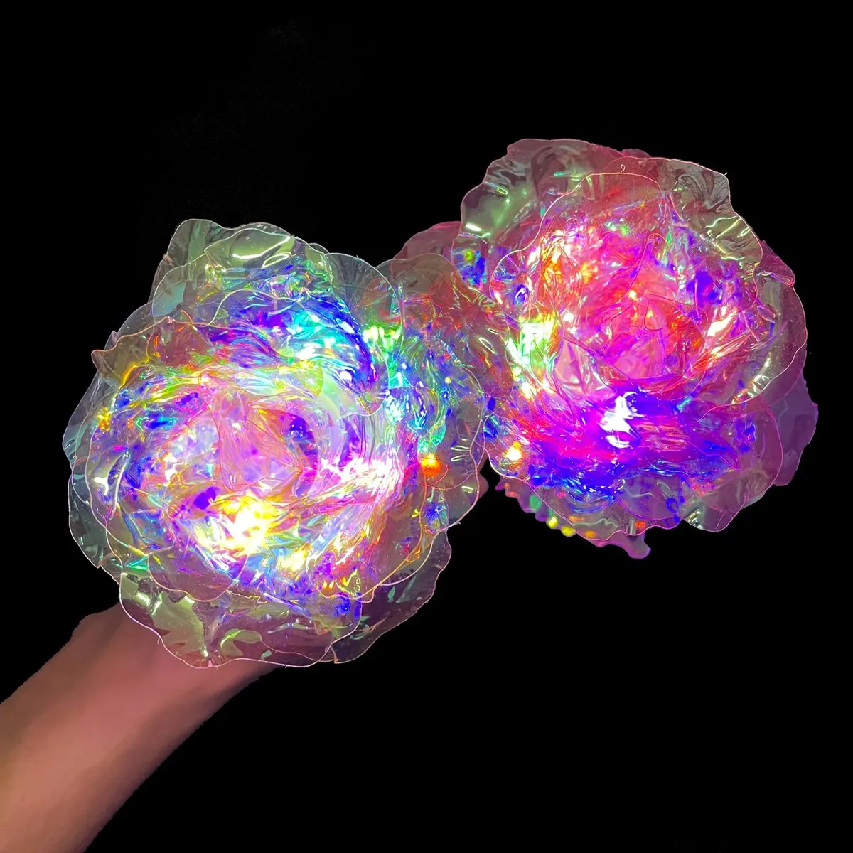 2/10pcs/Set Eternal Rose Flower LED Light Golden Foil Rose Unique Design Gift For The Wife Anniversary Mother's Day And Birthday