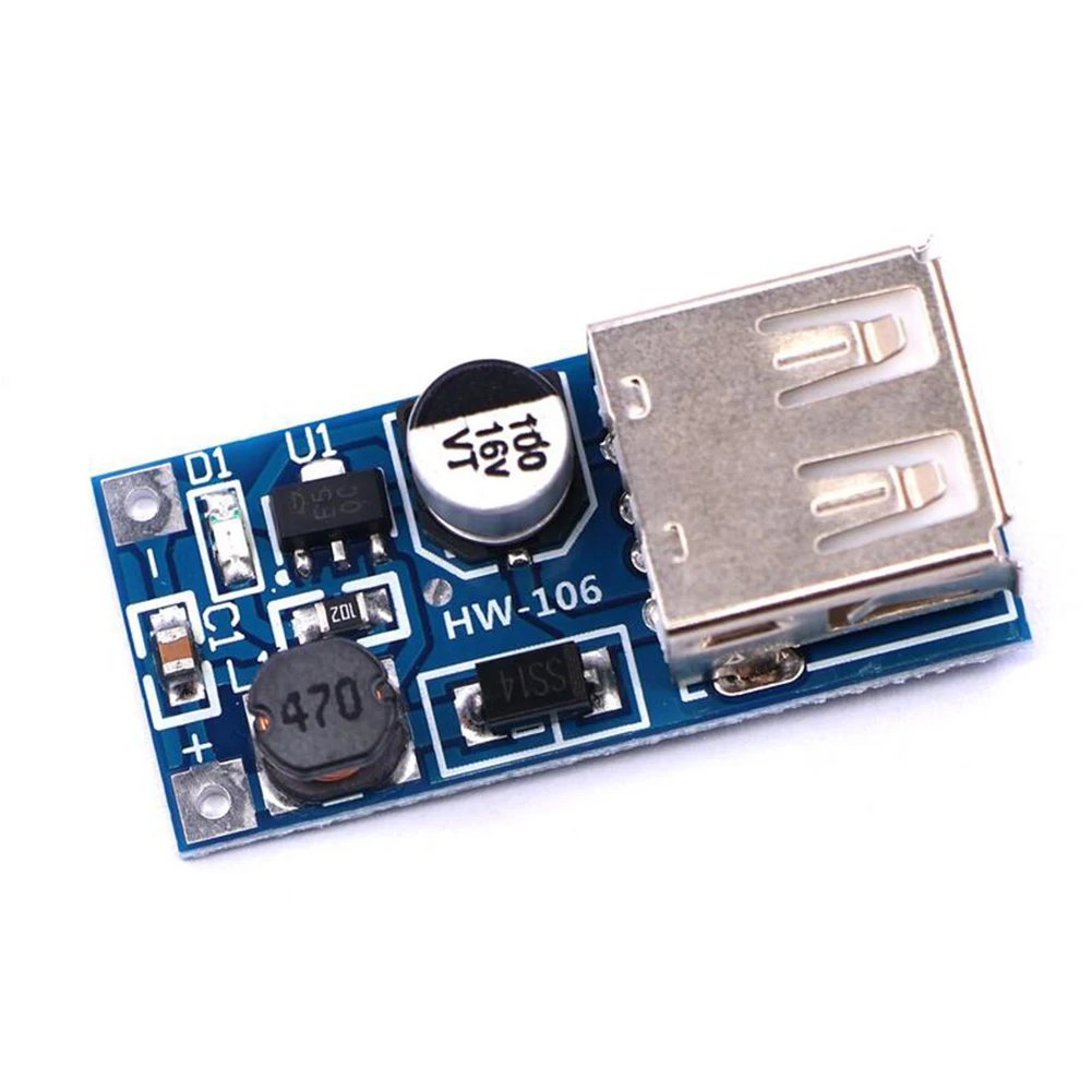 DC-DC USB Voltage Converter 0.9V-5V To 5V DC-DC Boost Power Supply Module High Efficiency Step-up Power Booster Circuit Board - view 3