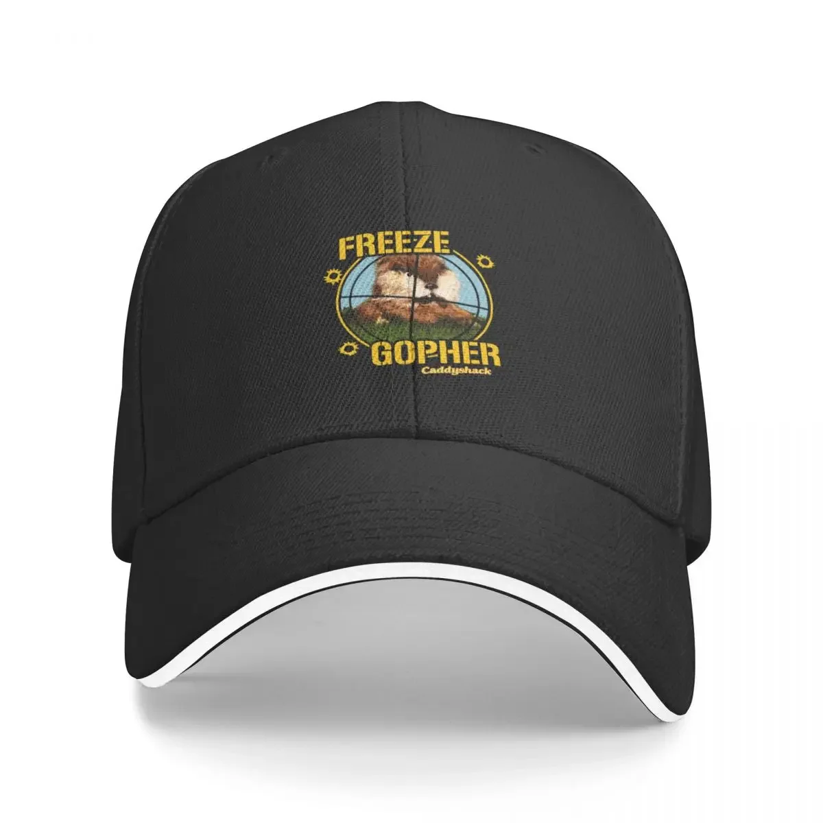 Caddyshack Film Freeze Gopher Tri-blend Baseball Cap funny hat Beach Bag Caps Women Men's