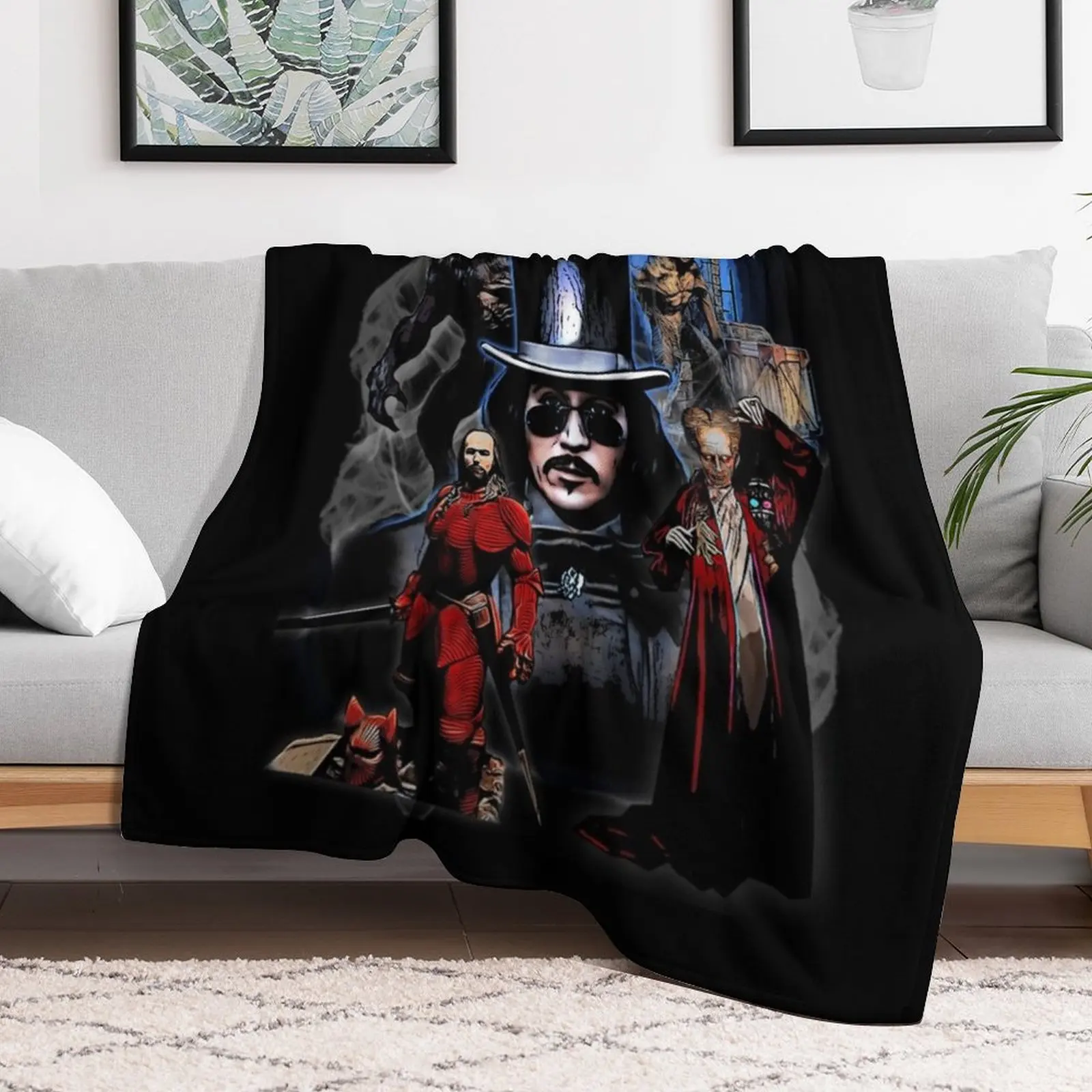 bram stokers Dracula Classic . Throw Blanket