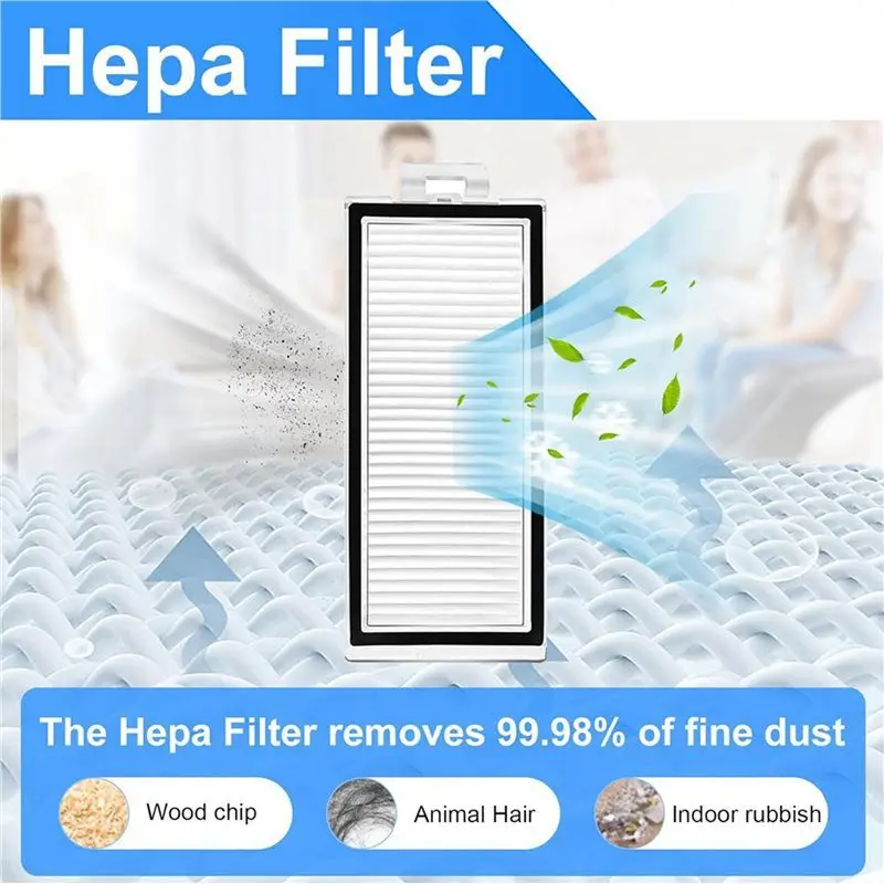 Горячий комплект аксессуаров SV-2, комплект аксессуаров для Roborock Q8 Max/Q8 Max +/Q5 Pro, робот-пылесос, запасные части, фильтры с роликовой щеткой