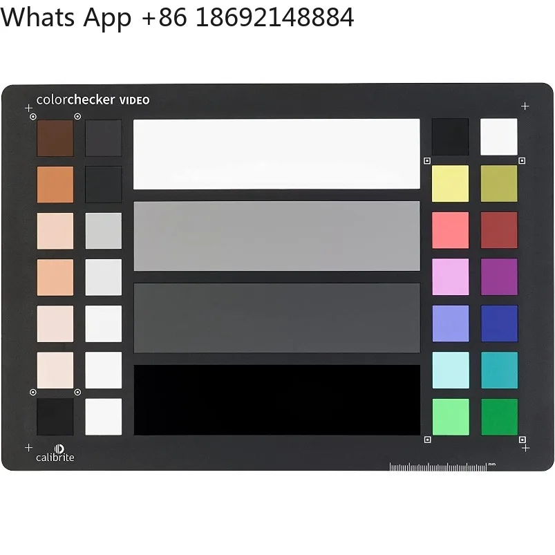 Spot quick hair colorchecker VIDEO video camera color card