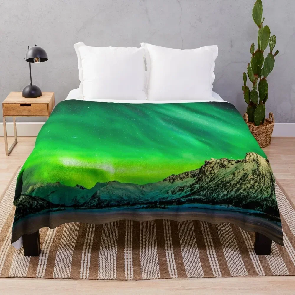 

The Best of Northern Lights 2019 Throw Blanket Foldable Soft Warm Blanket for Outdoor Use