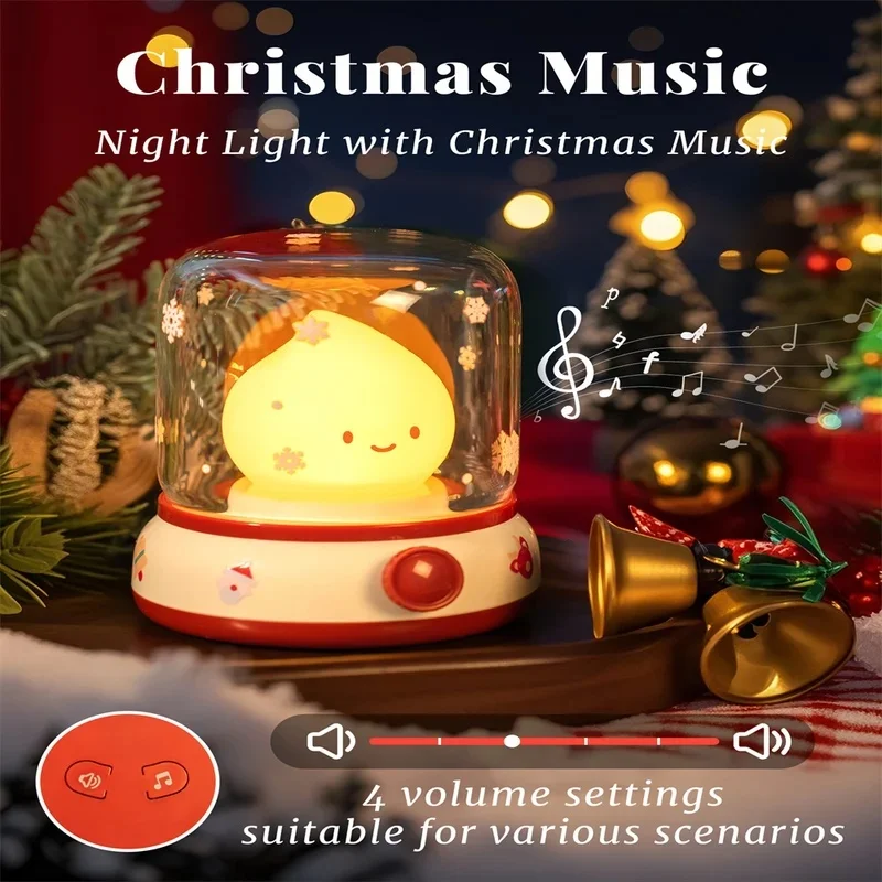LED Rechargeable Night Light Dimmable Kids Table Lamp Cute Nursery Bedroom Lamp Children Birthday Gift JJ4690