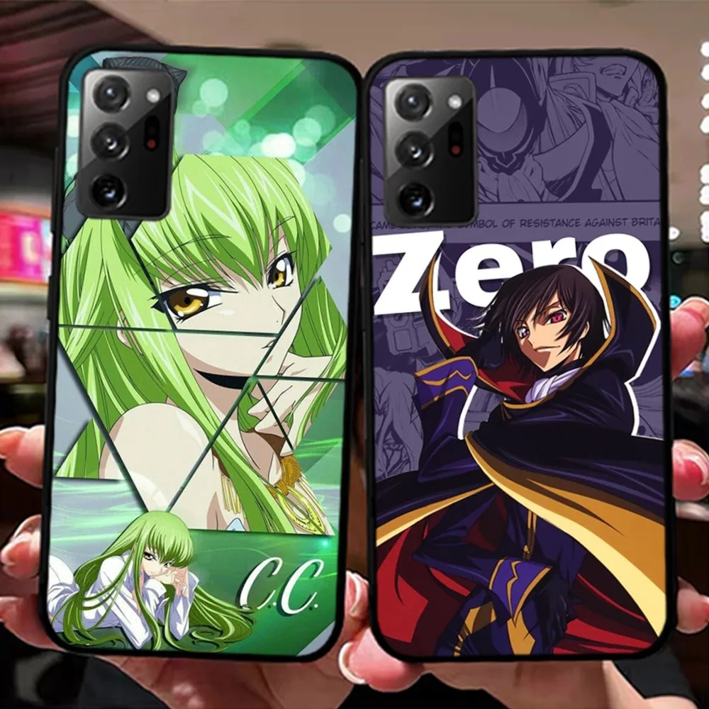 Code Geass  Phone Case For Samsung Note 8 9 10 20 pro plus lite M 10 11 20 30 21 31 51 A 21 22 42 02 03