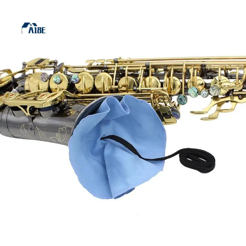A18E-2Piece saxofone sax kit de cuidados de limpeza pano de limpeza instrumento musical ferramenta de manutenção