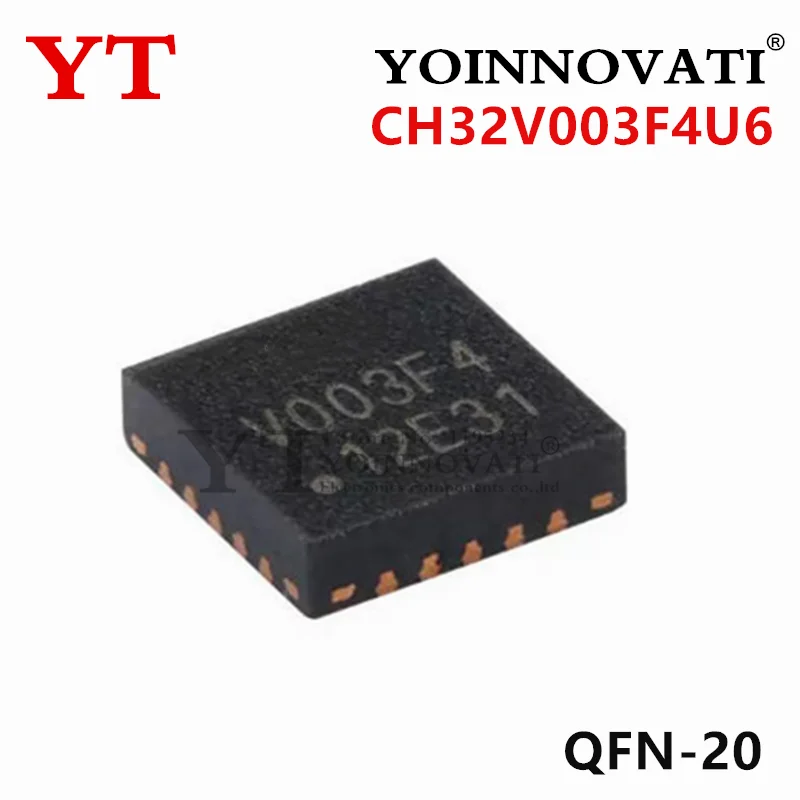 20-100Pcs CH32V003F4U6 CH32V003 F4U6 CH32V QFN20