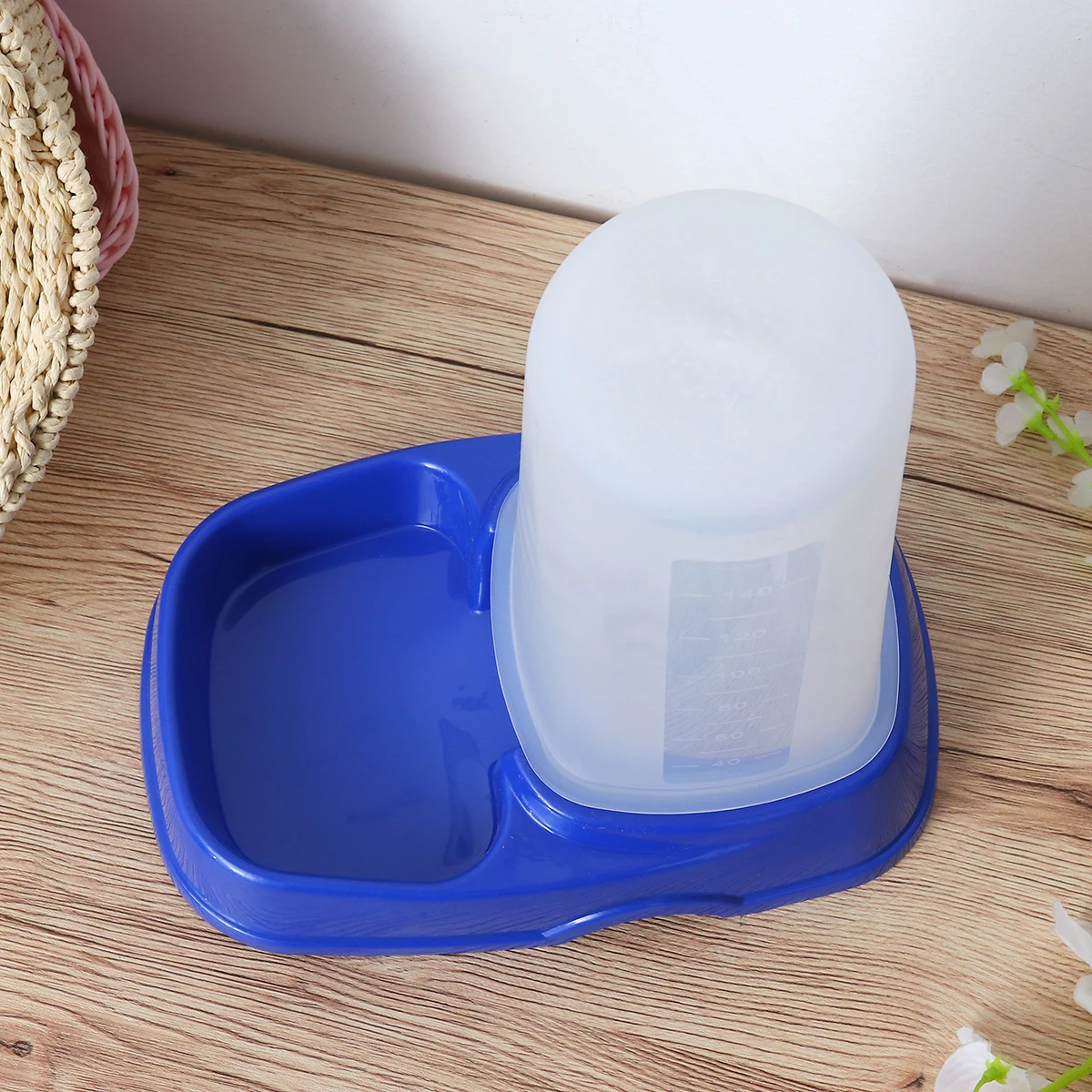 

Automatic Pet Feeder 2L Dog Cat Food Dispenser Durable Plastic Dustproof Water Resistant For Short Trips Busy Owners Dark Blue