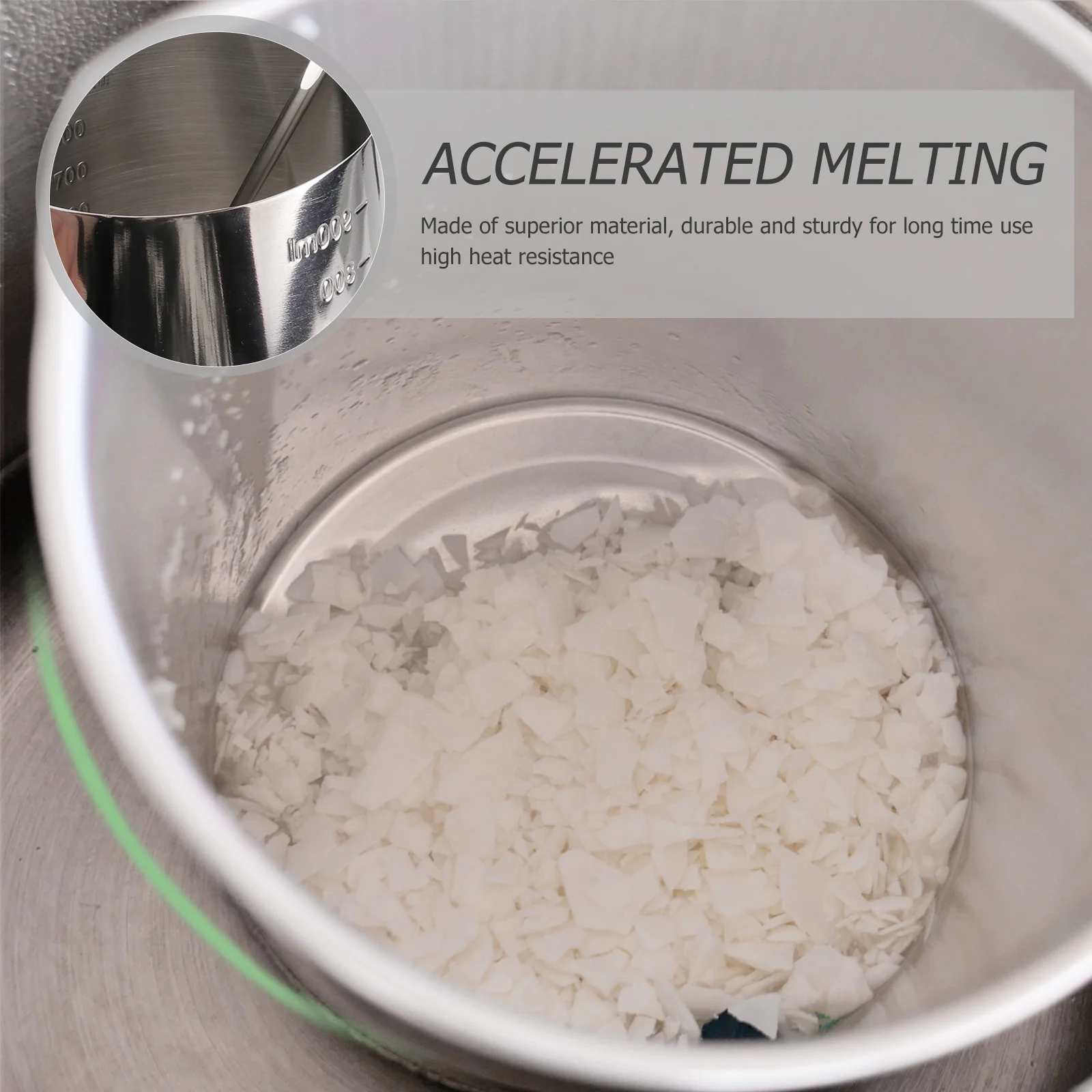 

1 set 1 Set Stainless Steel Measuring Cup 1000Ml Coffee Milk Storage Cream Frothing Cup Smooth Edges Humanized Handle