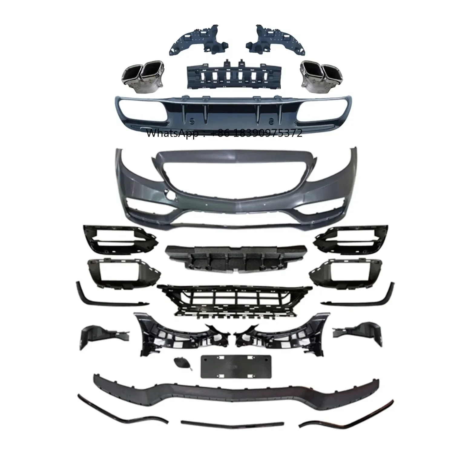 

W205 Body Kit Car Bumpers 2019 C63 Full Bodykit For W205 C63 Upgrade kit