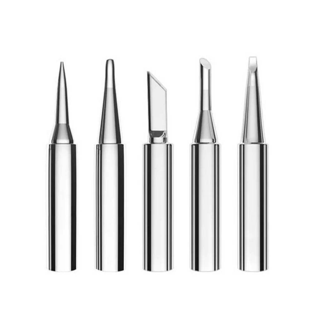

5Pc I+B+K+2.4D+3C Soldering Iron with a 900M Iron Head Set Welding Solder Station Iron Tip Electric Soldering Iron Tip Iron Head