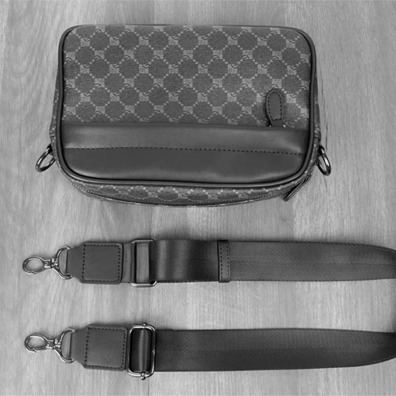 Bolso de mensajero para hombre, bandolera de hombro informal, a la moda, de negocios, Unisex